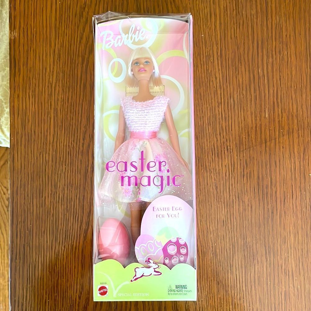 Vintage 2002 Mattel Easter Magic Barbie new in box